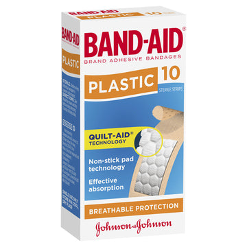 BAND-AID Plastic Adhesive Strips 10 pack