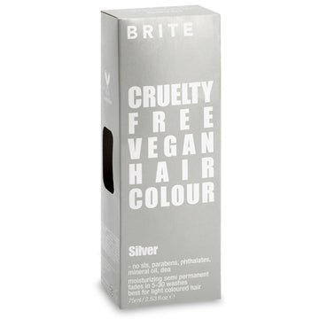 Brite Organix Semi Permanent Hair Colour - Silver 75 ml