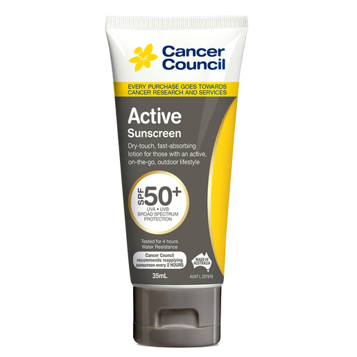 Cancer Council Active Sunscreen Traveller SPF50+ 35 ml