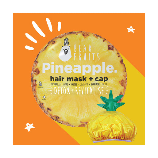Bear Fruits Pineapple Detox + Revitalise Hair Mask & Cap 20 ml