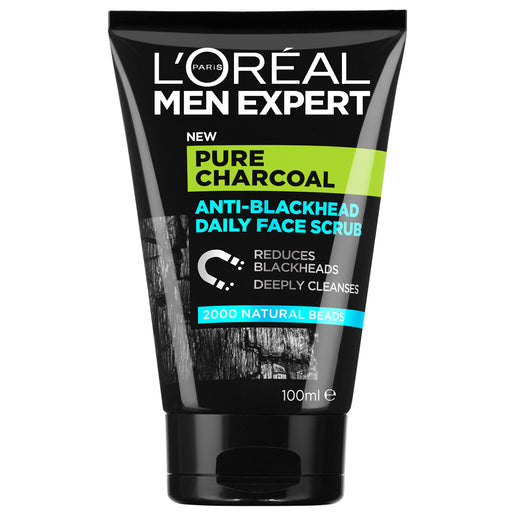 L'Oréal Paris Men Expert Pure Charcoal Anti-Blackhead Daily Face Scrub 100 ml
