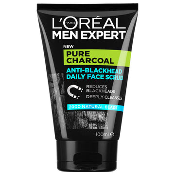 L'Oréal Paris Men Expert Pure Charcoal Anti-Blackhead Daily Face Scrub 100 ml