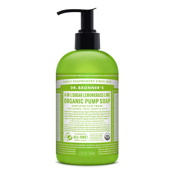 DR. BRONNER'S Lemongrass 4-in-1 Organic Pump Soap 355 ml
