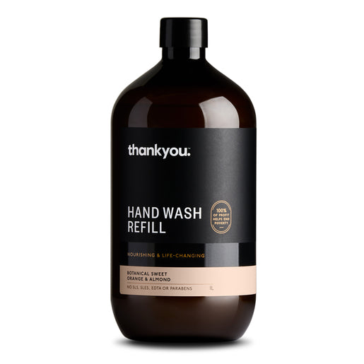 Thankyou Botanical Sweet Orange & Almond Hand Wash Refill 1 litre