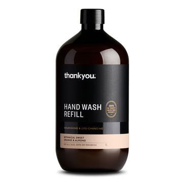 Thankyou Botanical Sweet Orange & Almond Hand Wash Refill 1 litre
