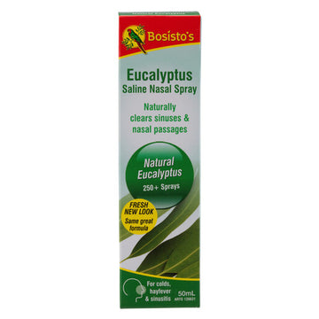 Bosisto's Eucalyptus Saline Nasal Spray 50 ml