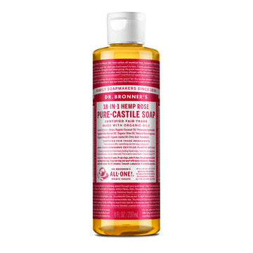 DR. BRONNER'S Rose Pure-Castile Liquid Soap 237 ml