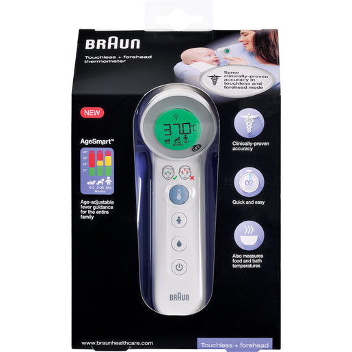 Braun Touchless + Forehead Thermometer 1 ea