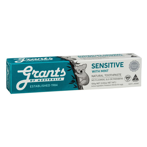 Grants Sensitive with Mint Natural Toothpaste 100 g
