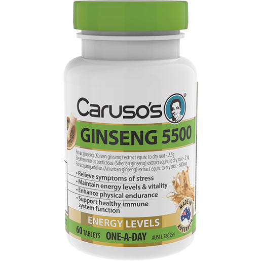 Caruso's Natural Health Ginseng 5500 60 tablets