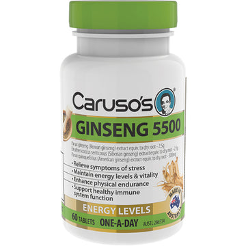 Caruso's Natural Health Ginseng 5500 60 tablets