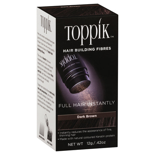 Toppik Hair Building Fibres Dark Brown 12 g