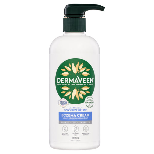 DermaVeen Sensitive Relief Eczema Cream 500 ml