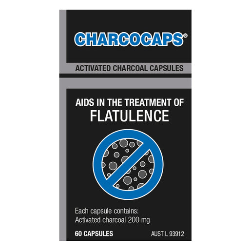 Charcocaps 200mg Capsules 60 capsules