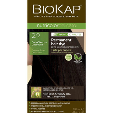 BioKap Nutricolor Delicato Rapid 2.9 Dark Chestnut Chocolate 135 ml