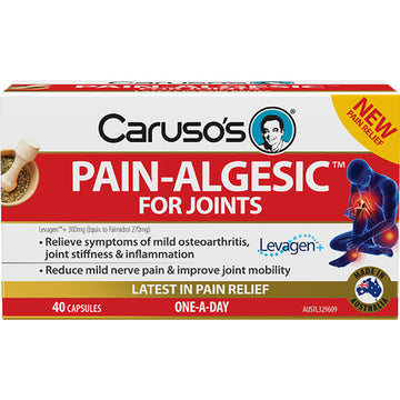 Caruso's Natural Health Pain-Algesic for Joints 40 capsules