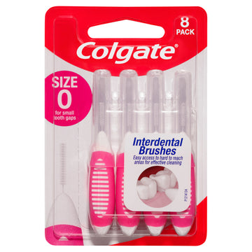 Colgate Interdental Brushes Size 0 8 pack