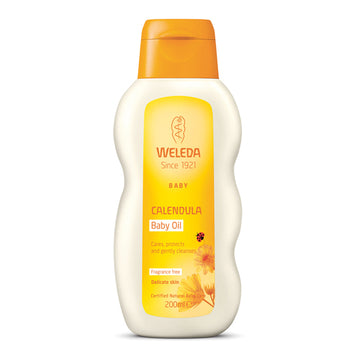 Weleda Calendula Baby Oil Fragrance Free 200 ml