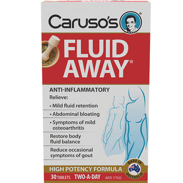Caruso's Natural Health Fluid Away 30 tablets