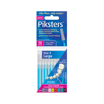 Piksters Interdental Brushes Size 5 Blue 10 pack