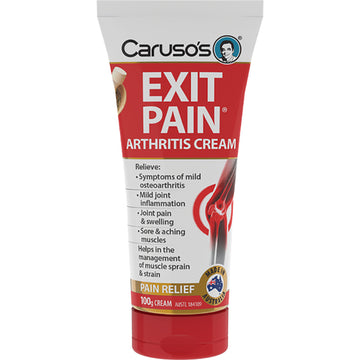 Caruso's Natural Health Exit Pain Arthritis Cream 100 g