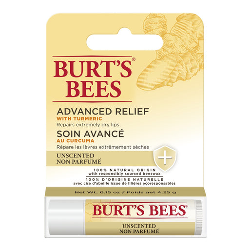 Burts Bees Advanced Relief Unscented Lip Balm Blister 4.25 g