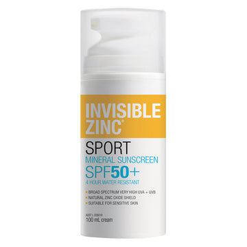 Invisible Zinc Sport 4hr resistant SPF 50+ 100 ml