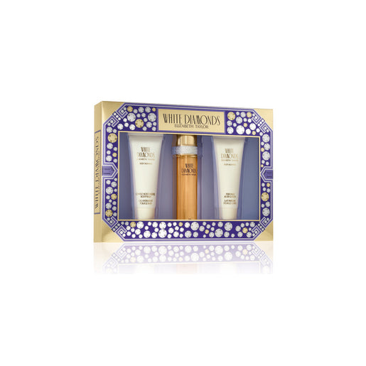Elizabeth Taylor White Diamonds EDT 100mL Gift Set 3 piece set