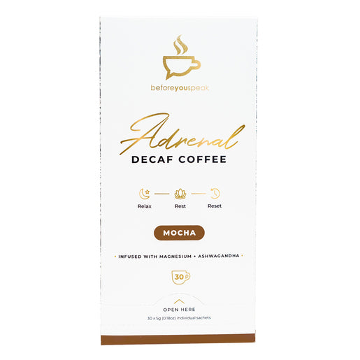 BEFOREYOUSPEAK Adrenal Reset Mocha 5g 30 pack