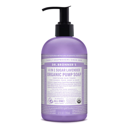 DR. BRONNER'S Lavender Organic Pump Soap 355 ml