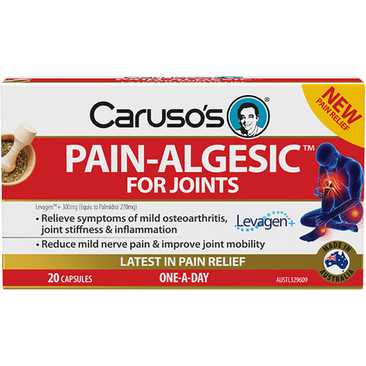 Caruso's Natural Health Pain-Algesic for Joints 20 capsules