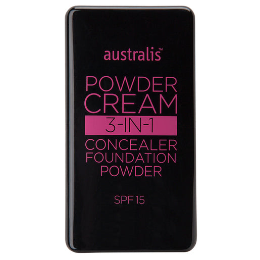 Australis Powder Cream Make-Up SPF 15 Discreetly Beige 9 g