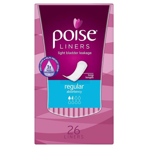 Poise Regular Liners 26 pack