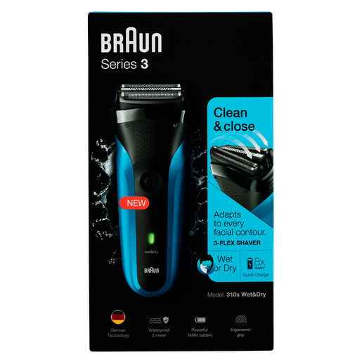 Braun Series 3 310s Rechargeable Wet&Dry Electric Shaver 1 ea